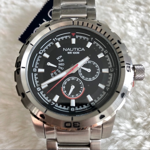 Nautica Accessories | Stainless Steel Mens Nautica Watch | Poshmark